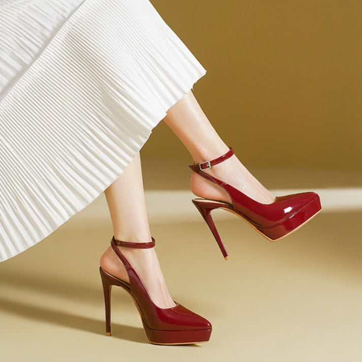 Arlena Leather Heels