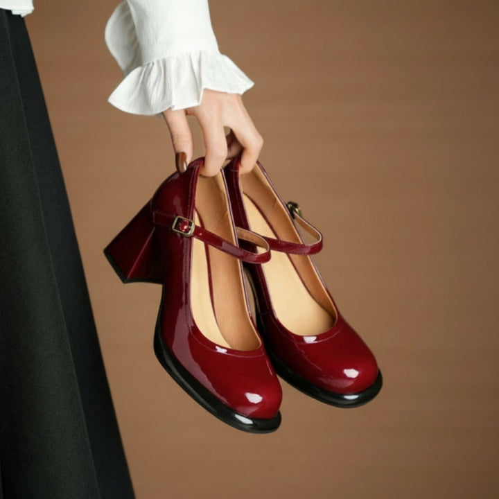Casira Genuine Leather Heels