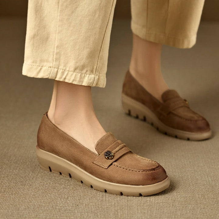 Mira Genuine Leather Platform Shoes
