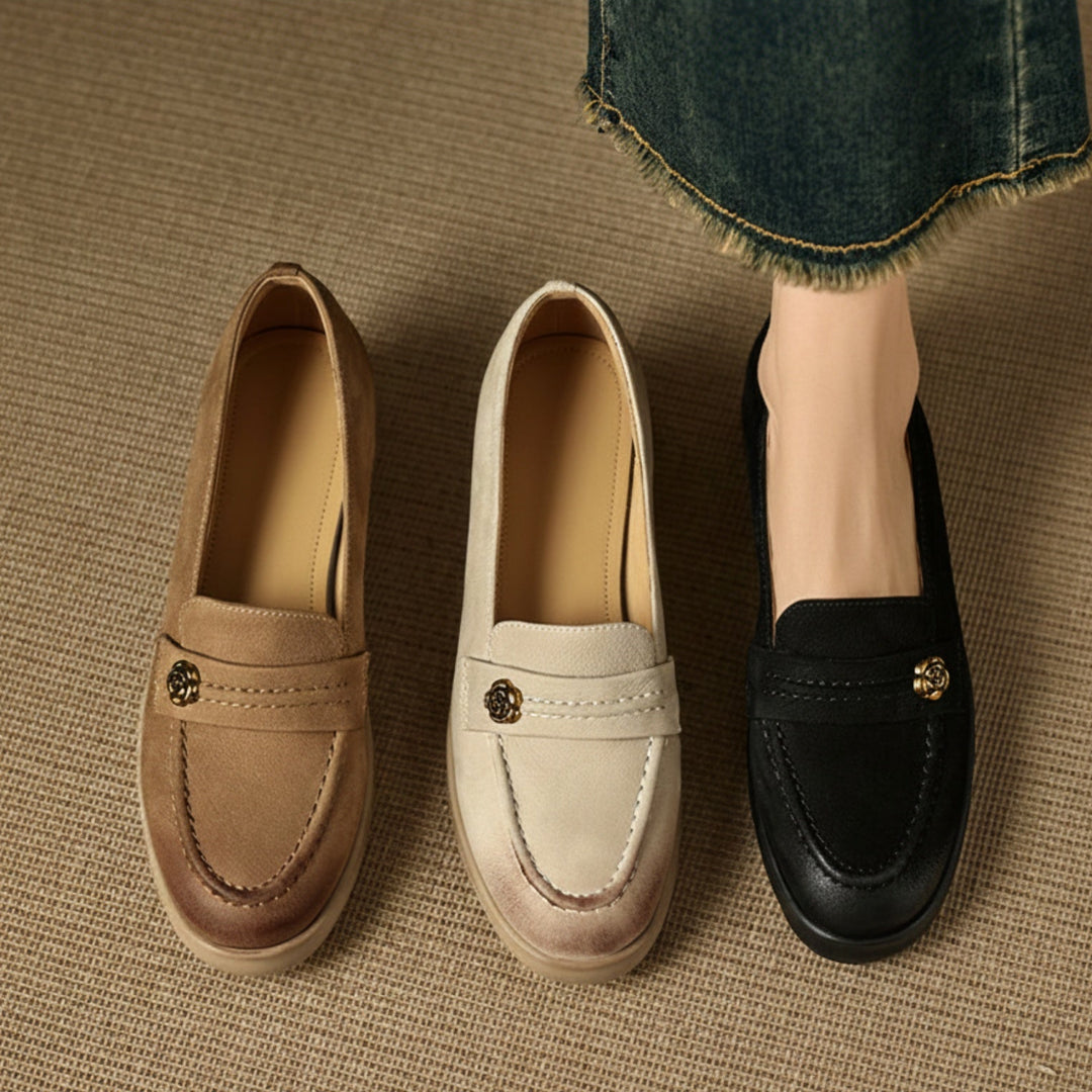 Mira Genuine Leather Platform Shoes
