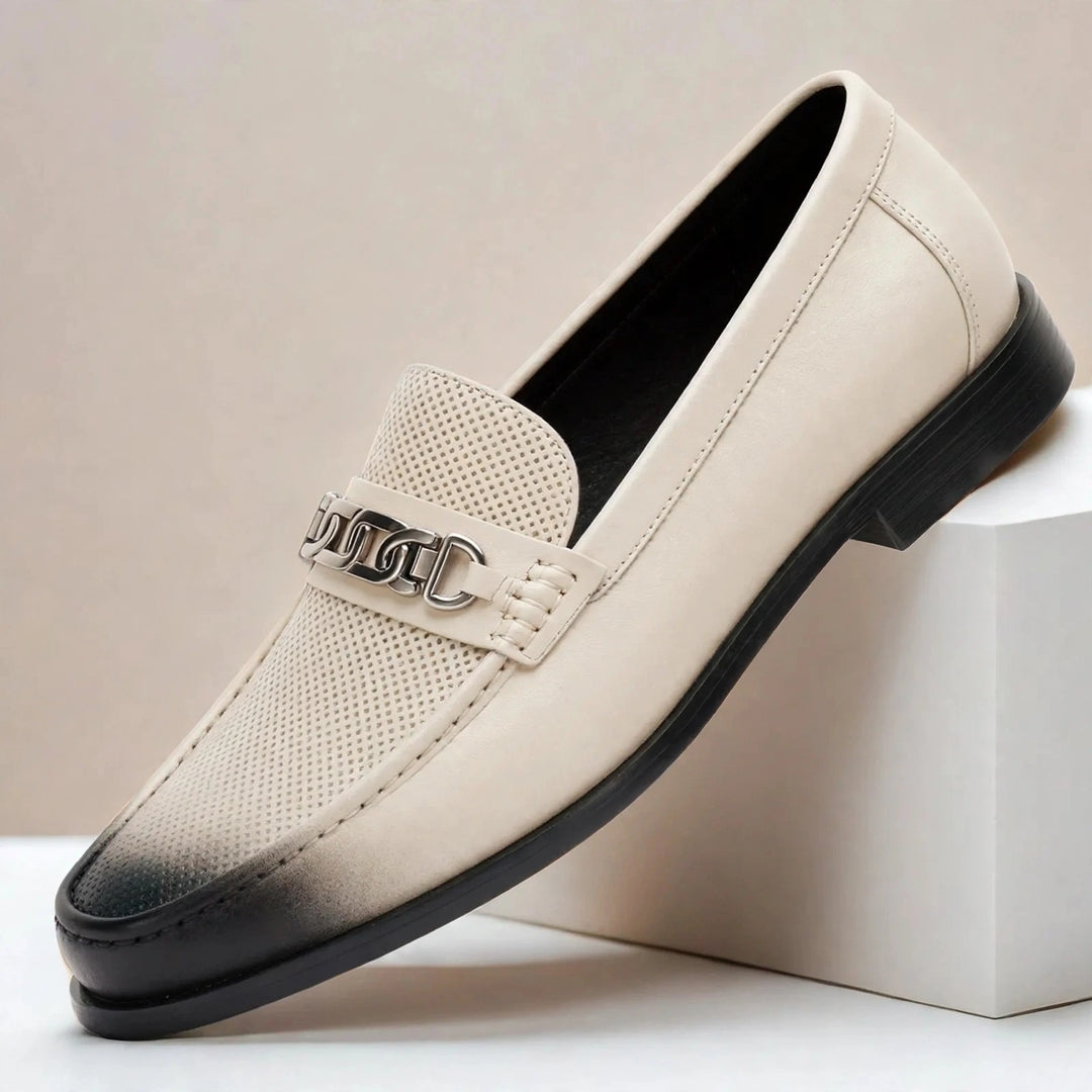 Vatore Cowhide Leather Loafers