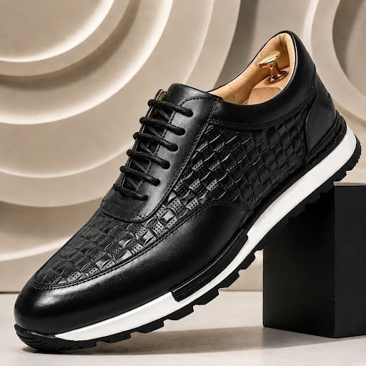 Rossi Cowhide Leather Sneakers