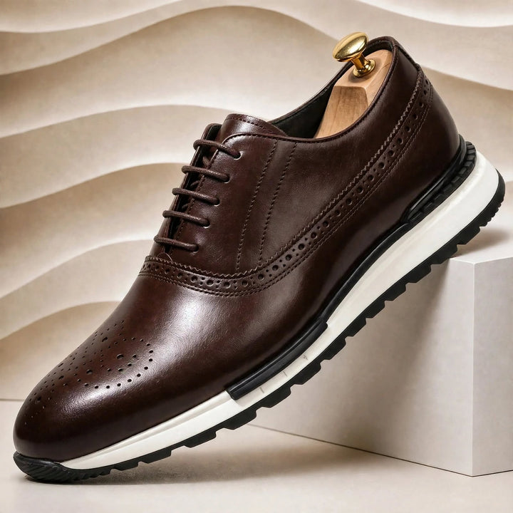 Luvino Cowhide Leather Sneakers