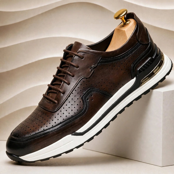 Valencia Cowhide Leather Sneakers