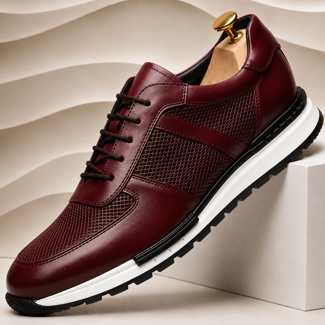 Marcelli Cowhide Leather Sneakers
