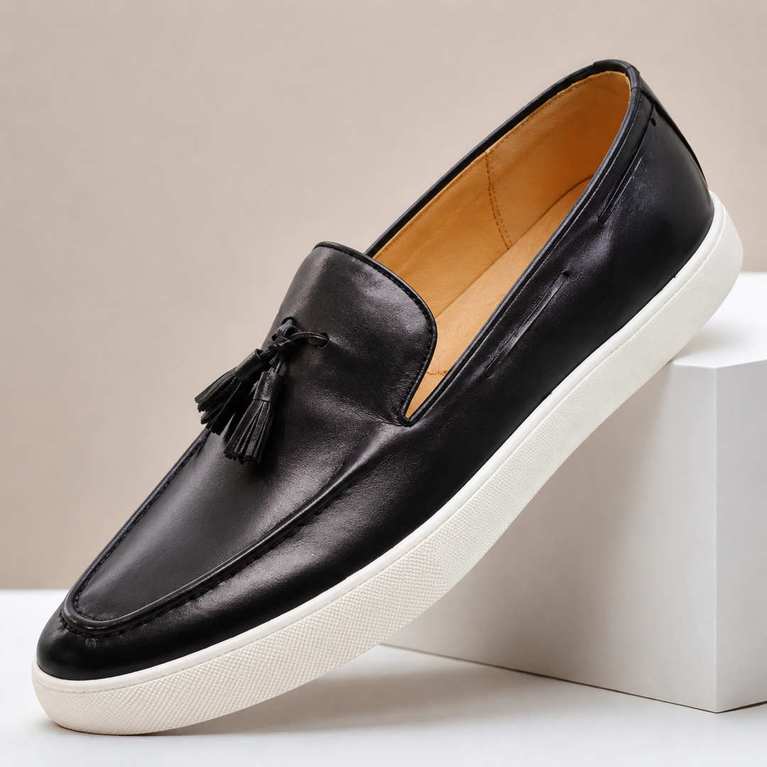 Valenti Cowhide Leather Loafers