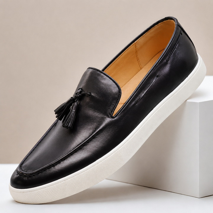 Valenti Cowhide Leather Loafers
