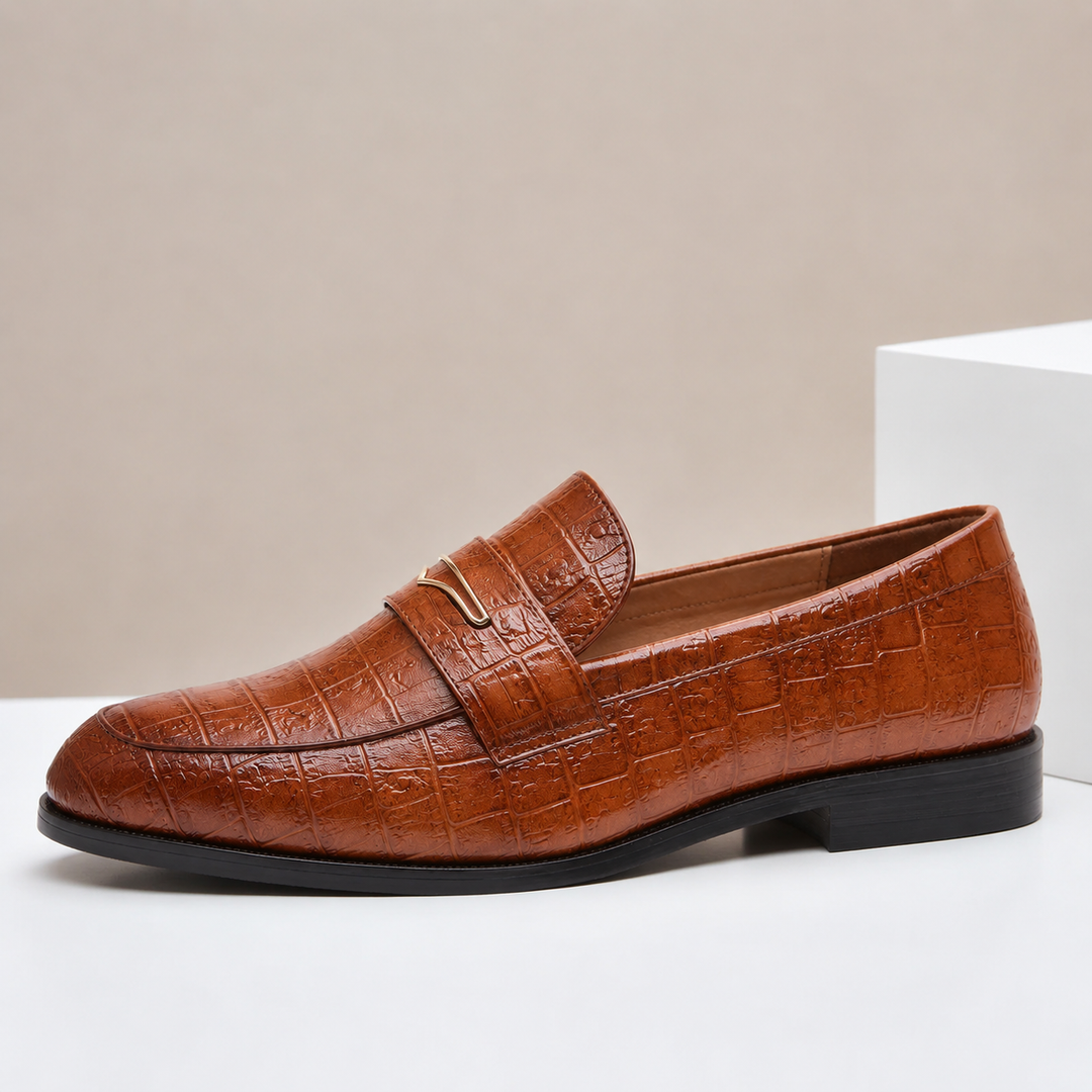 Vincetto Leather Loafers