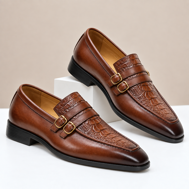 Zorvani Cowhide Leather Loafers