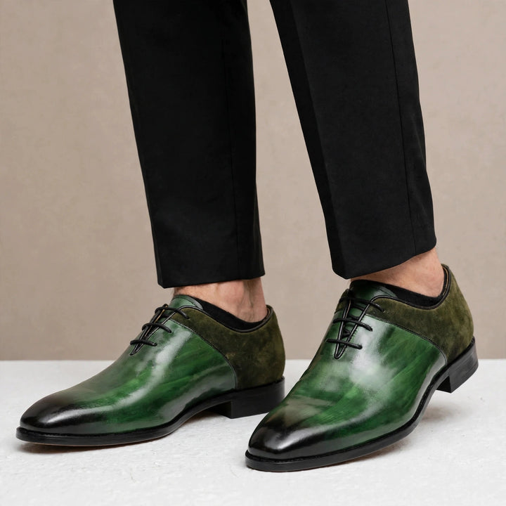 Verde Cowhide Leather Shoes