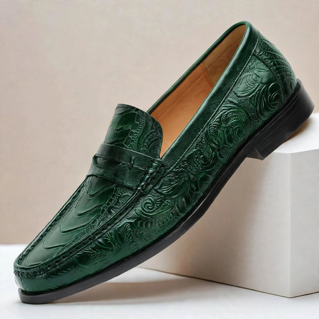Talana Cowhide Leather Loafers