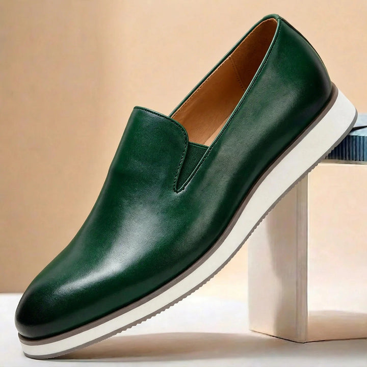 Montario Cowhide Leather Loafers