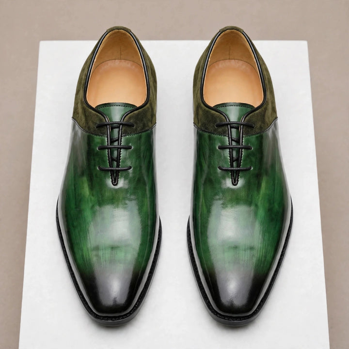 Verde Cowhide Leather Shoes