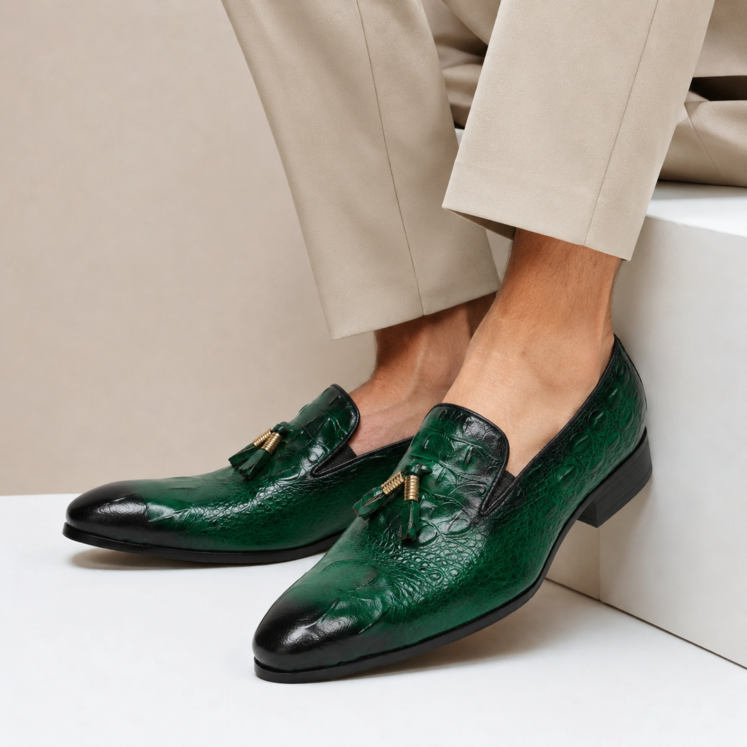Montavelli Cowhide Leather Loafers