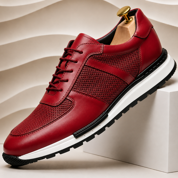 Marcelli Cowhide Leather Sneakers