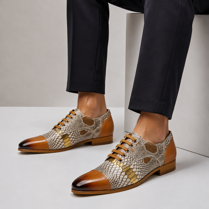 Calverini Cowhide Leather Shoes