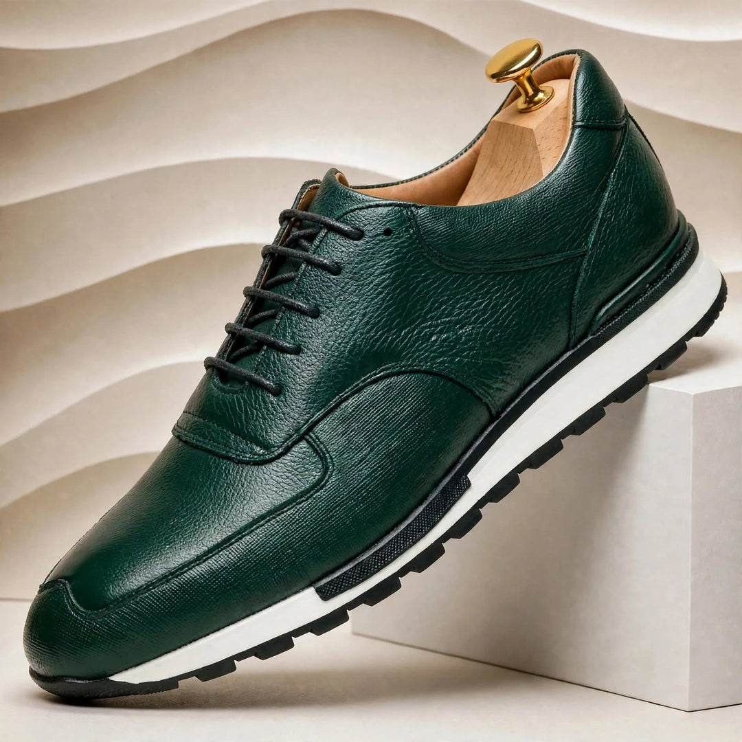 Vatello Cowhide Leather Sneakers
