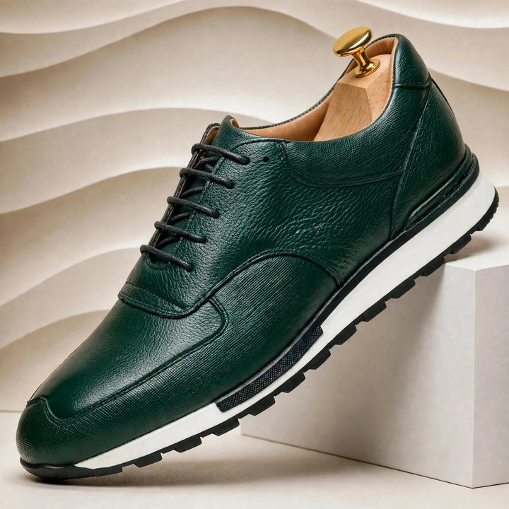 Vatello Cowhide Leather Sneakers
