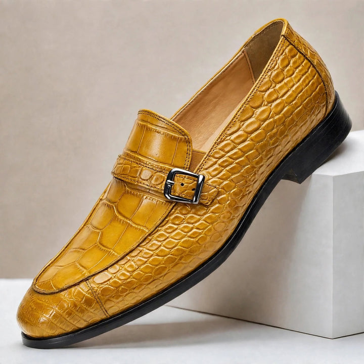 Kallana Cowhide Leather Loafers