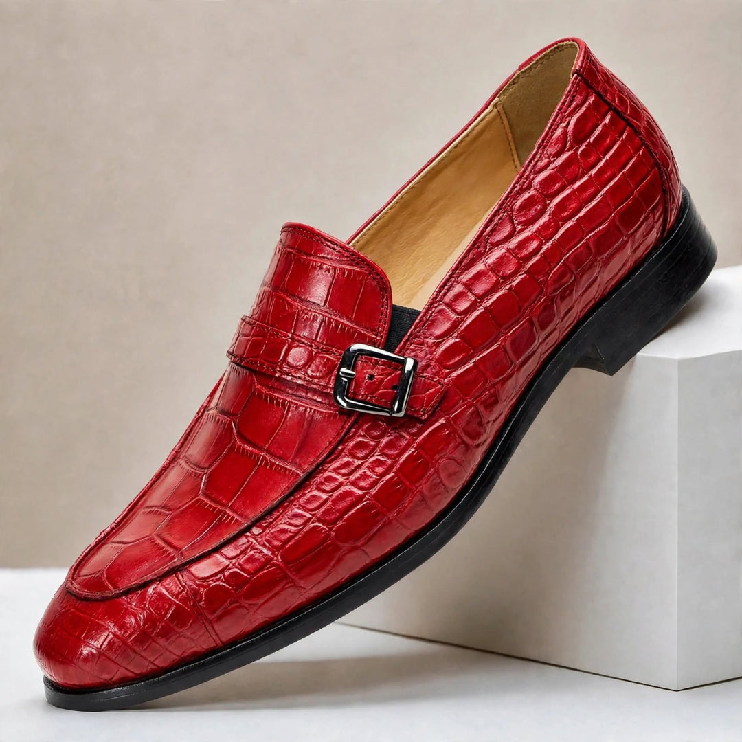 Kallana Cowhide Leather Loafers