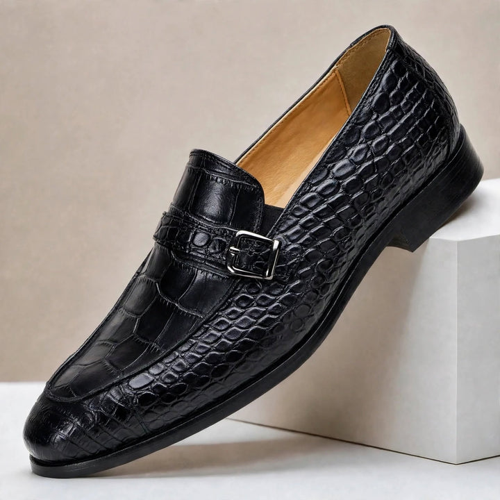 Kallana Cowhide Leather Loafers