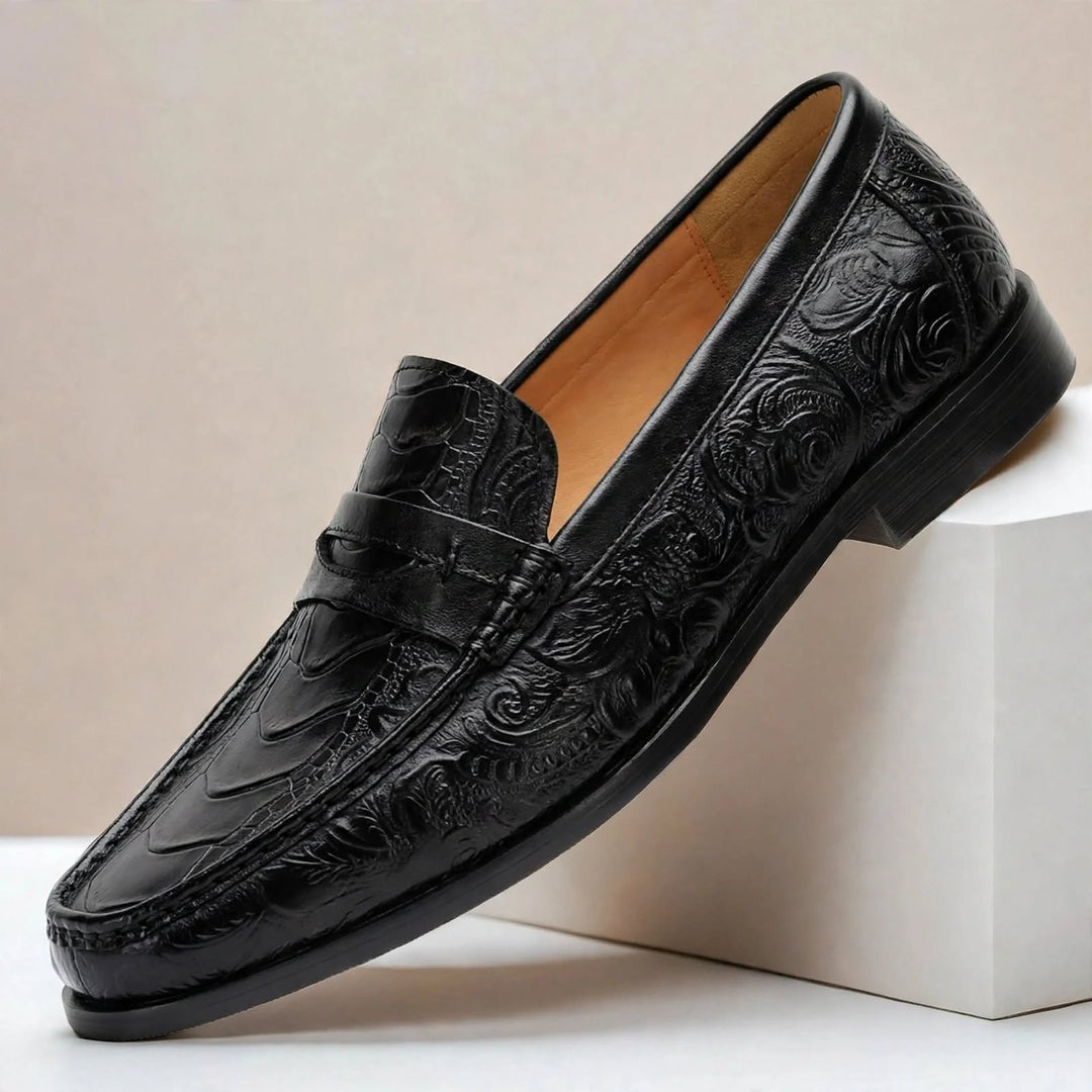 Talana Cowhide Leather Loafers