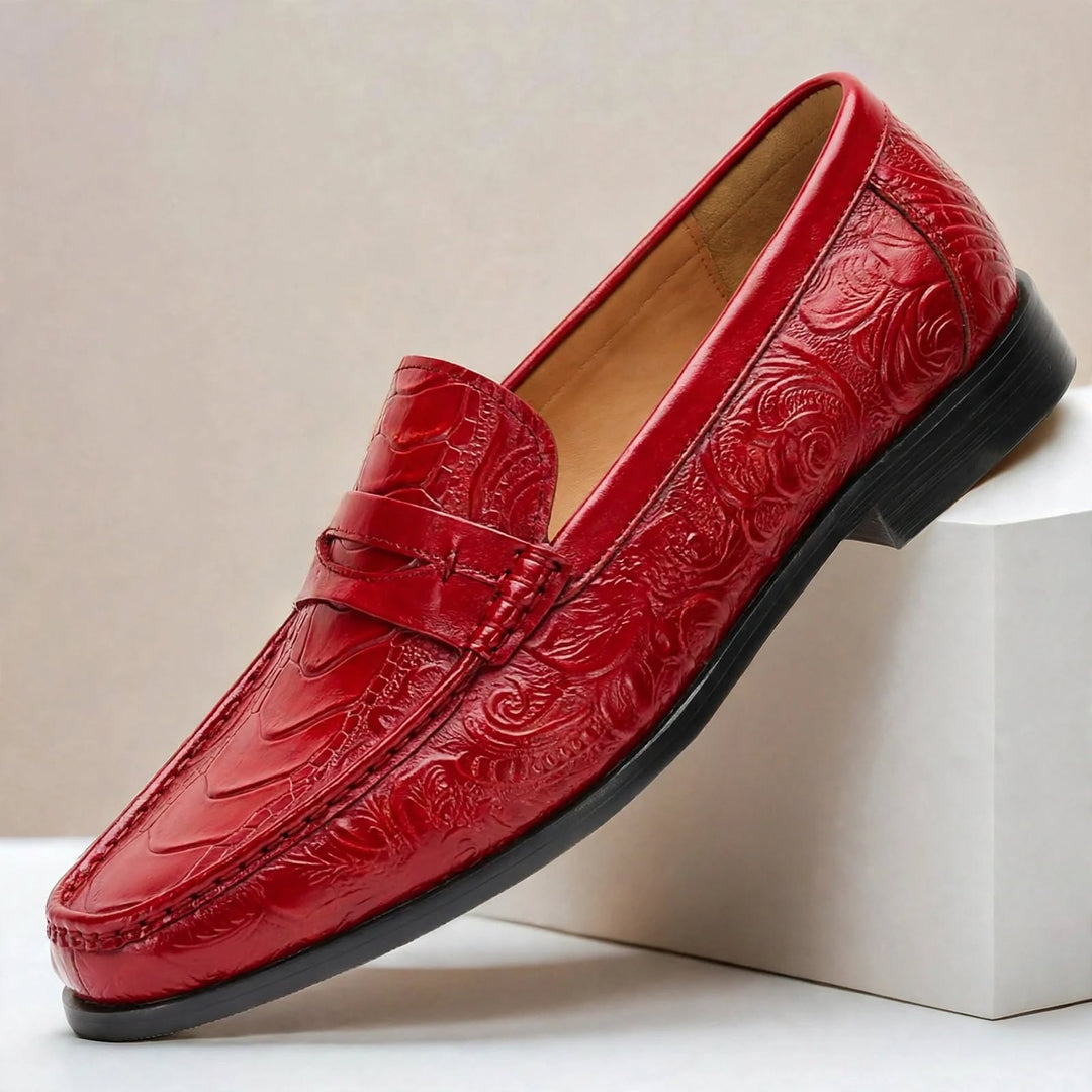 Talana Cowhide Leather Loafers