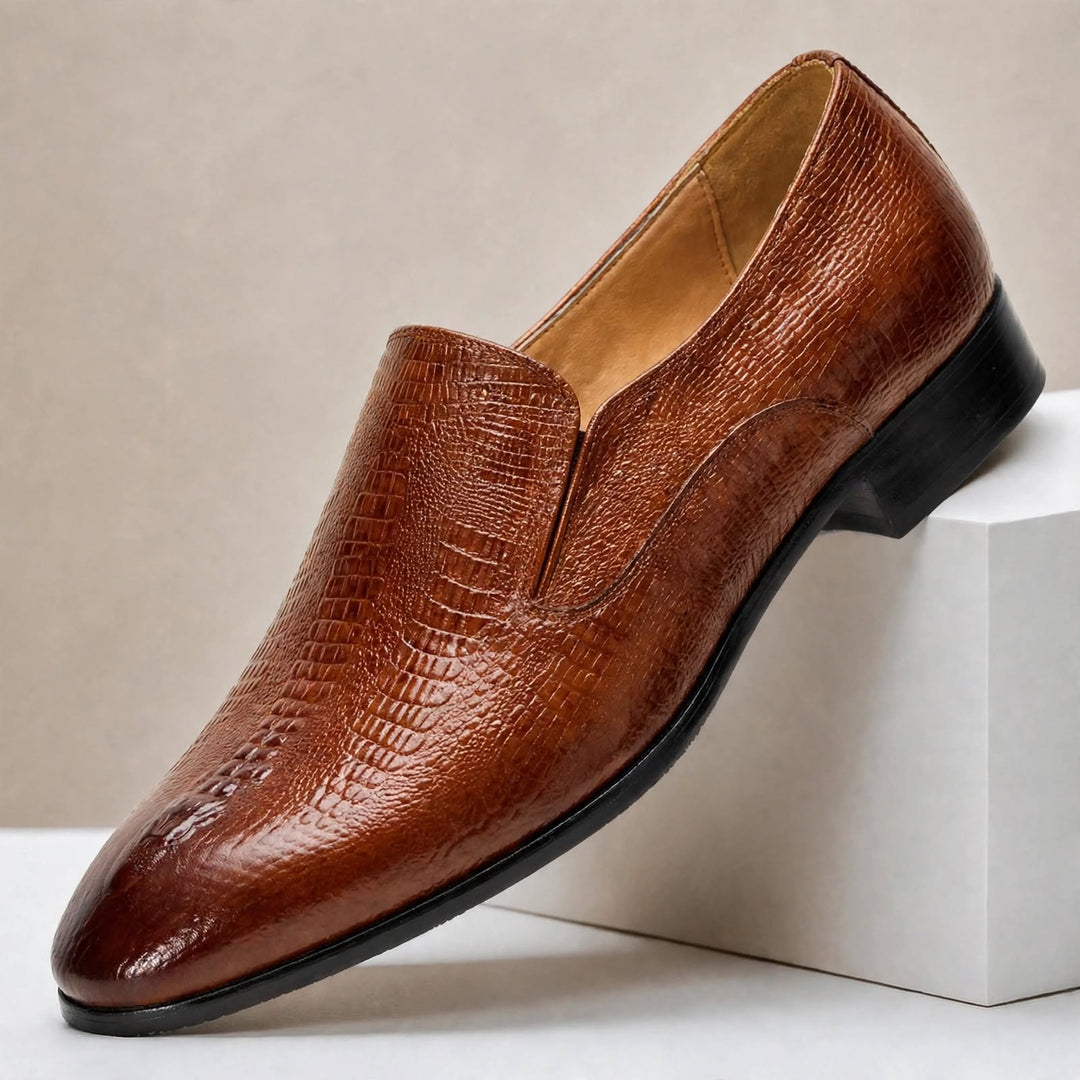 Venezia Cowhide Leather Loafers