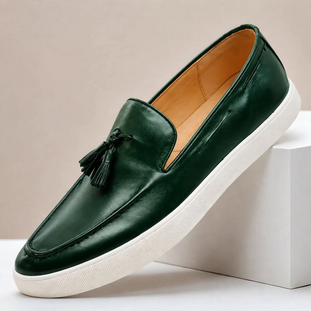 Valenti Cowhide Leather Loafers
