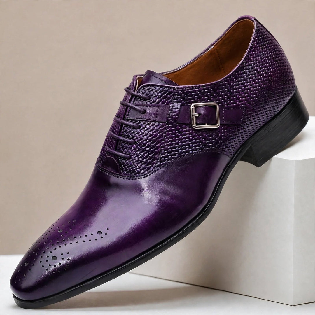 Lucia Cowhide Leather Shoes