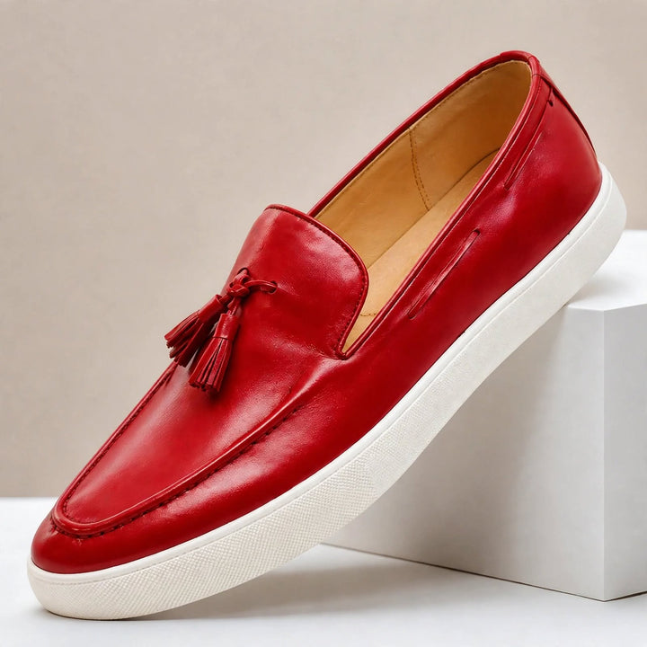 Valenti Cowhide Leather Loafers