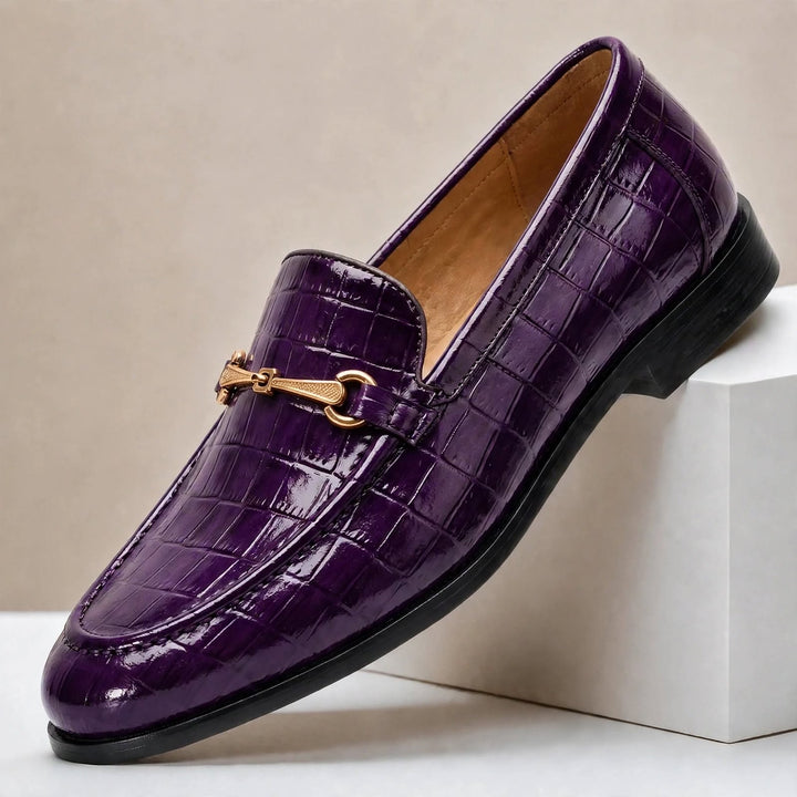Allen Cowhide Leather Loafers