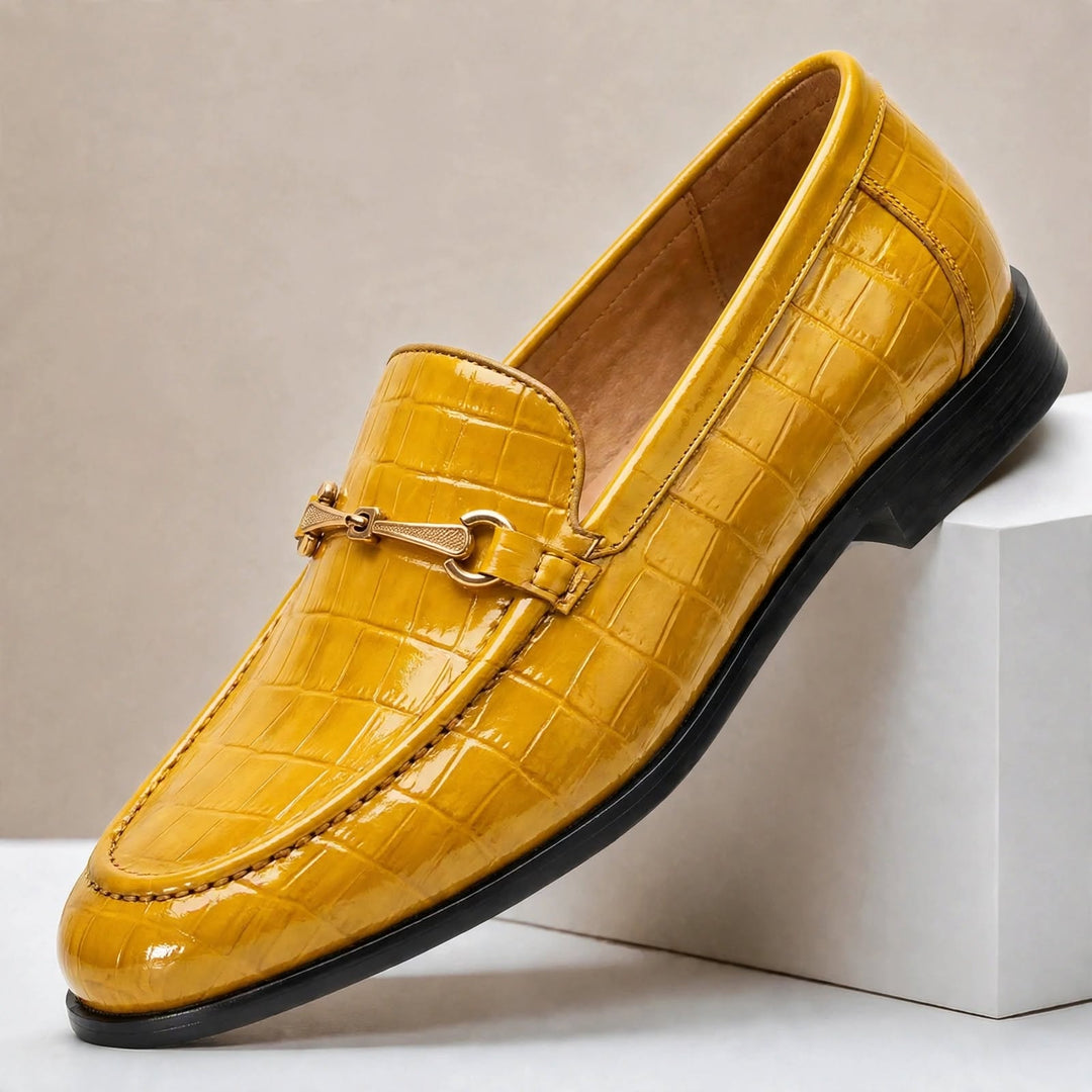 Allen Cowhide Leather Loafers