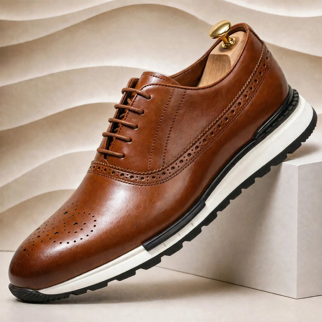 Luvino Cowhide Leather Sneakers