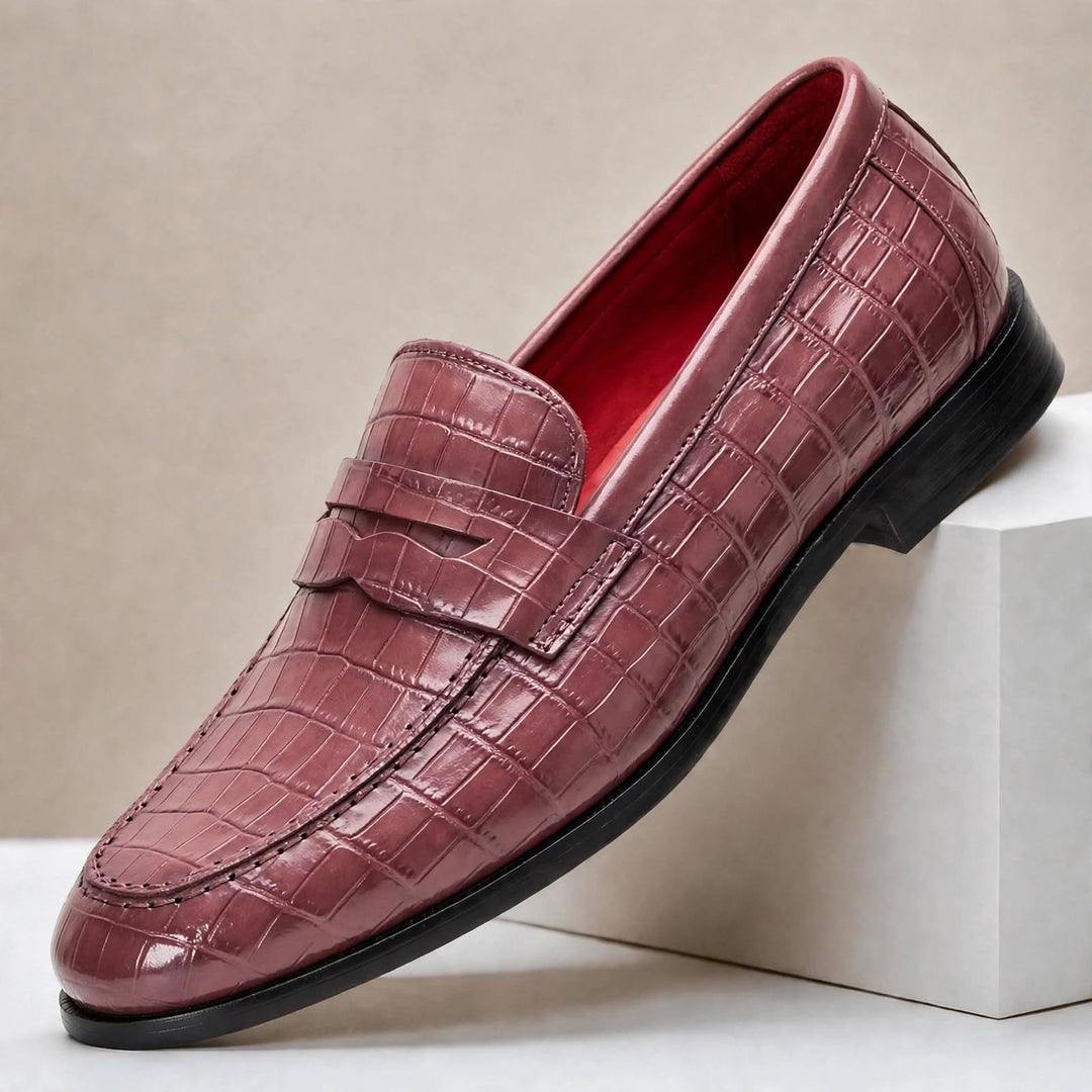 Galani Cowhide Leather Loafers