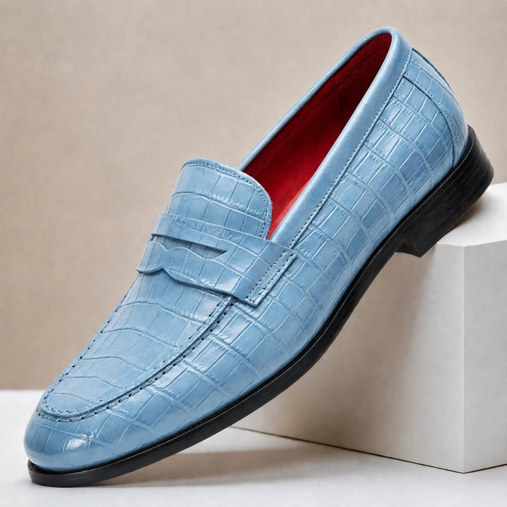 Galani Cowhide Leather Loafers