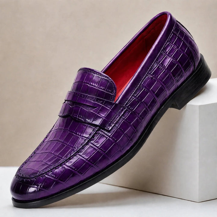 Galani Cowhide Leather Loafers