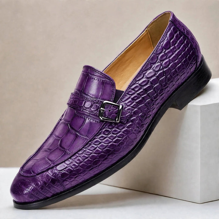 Kallana Cowhide Leather Loafers