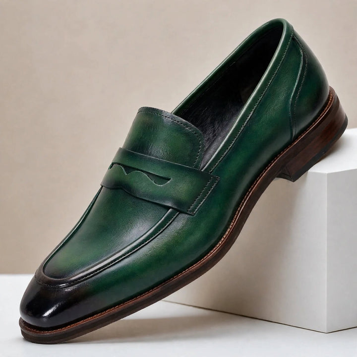 Gorvani Cowhide Leather Loafers