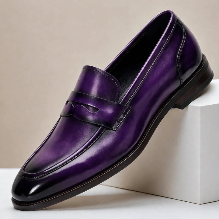 Gorvani Cowhide Leather Loafers