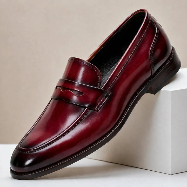 Gorvani Cowhide Leather Loafers