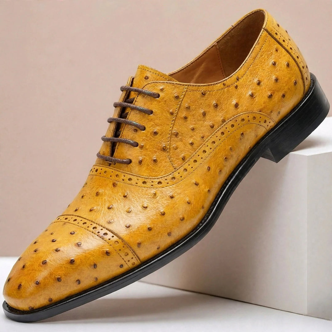 Borvaro Cowhide Leather Shoes