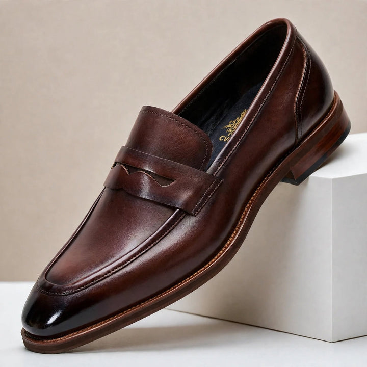 Gorvani Cowhide Leather Loafers