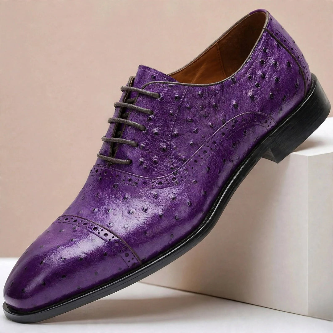 Borvaro Cowhide Leather Shoes