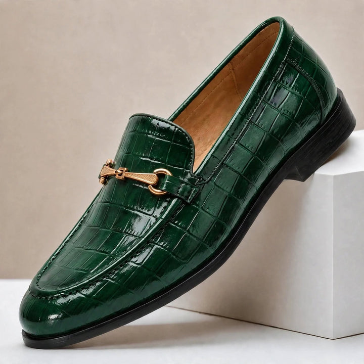 Allen Cowhide Leather Loafers