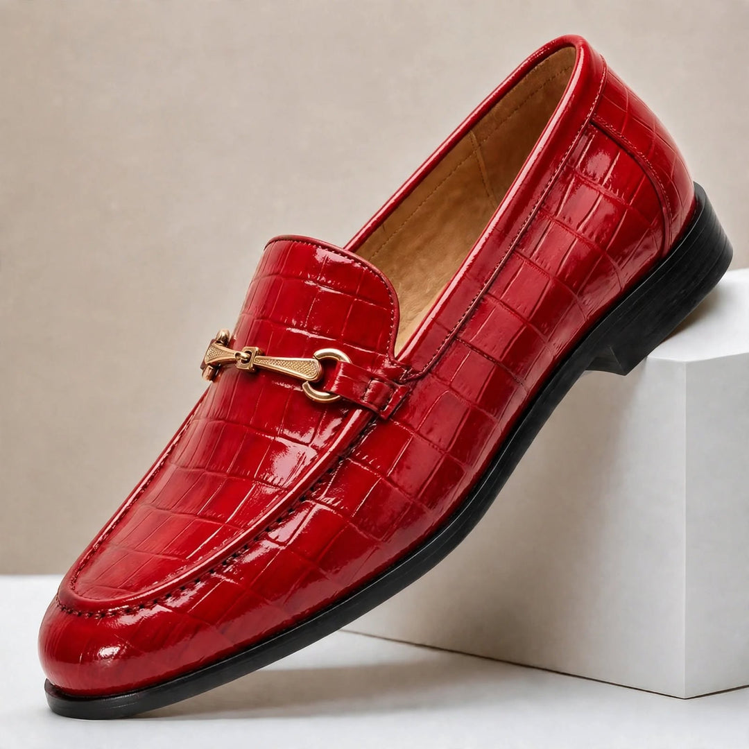 Allen Cowhide Leather Loafers