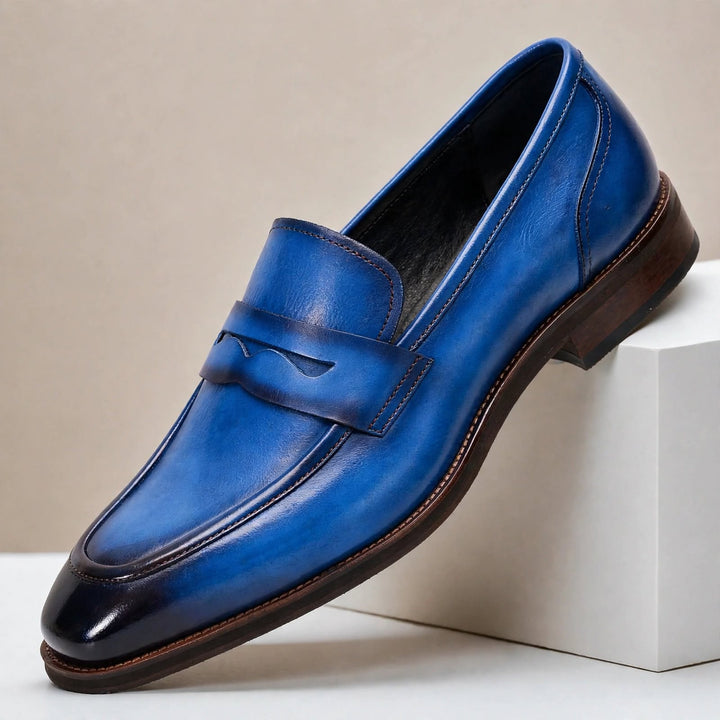 Gorvani Cowhide Leather Loafers
