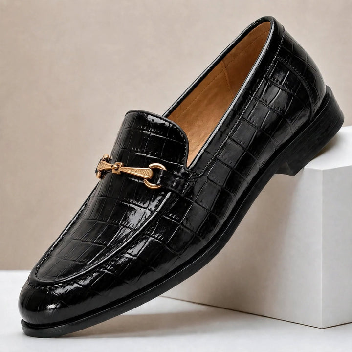 Allen Cowhide Leather Loafers
