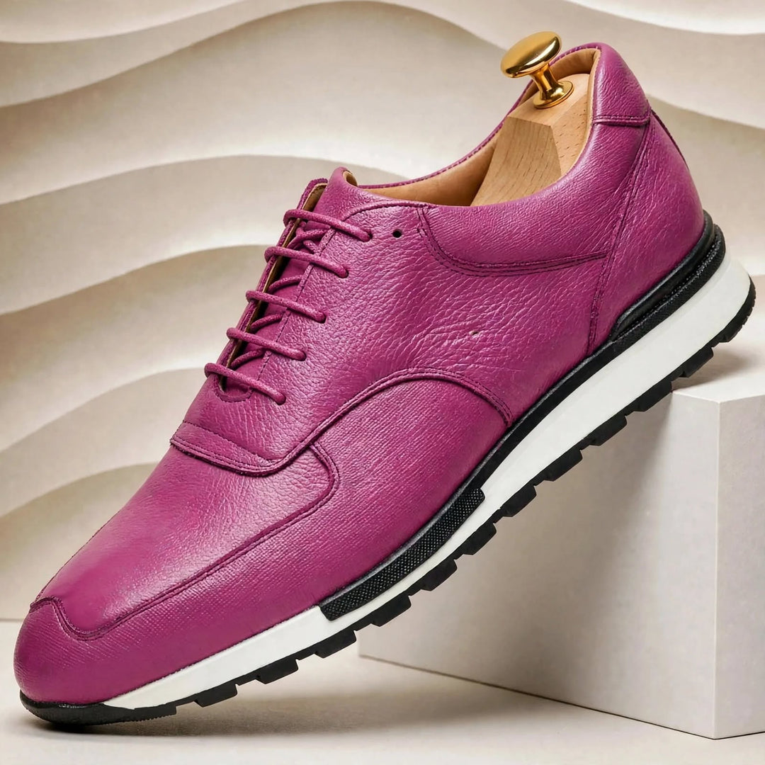 Vatello Cowhide Leather Sneakers