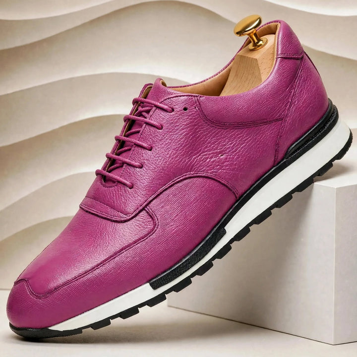 Vatello Cowhide Leather Sneakers